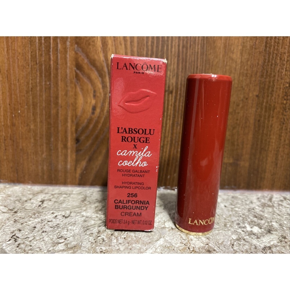 lancome labsolu camila coelho # 256 California Burgundy Cream Shaping Lipstick